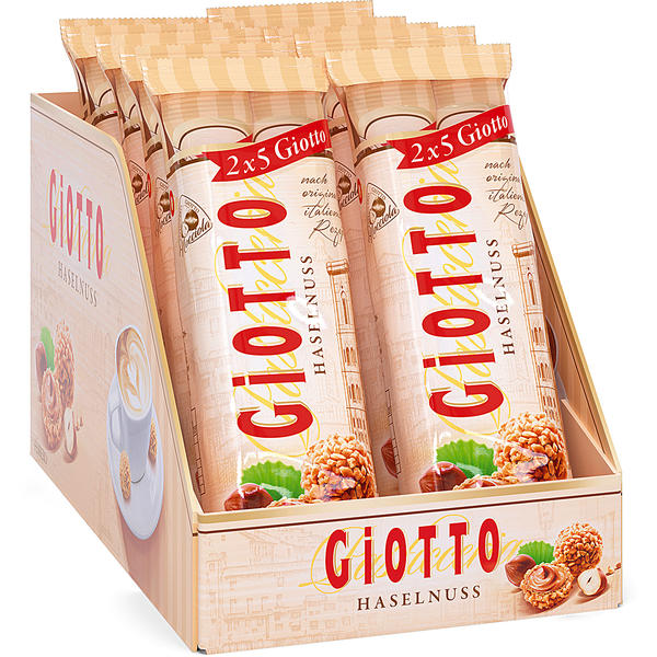 100 Giotto Haselnuss Kugeln 10x43g MHD:29.1.25