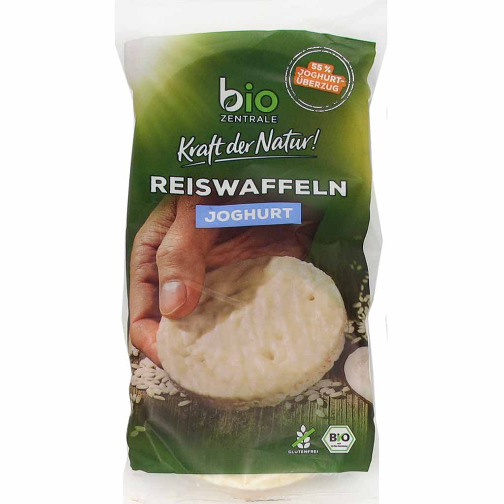 Biozentrale Bio Reiswaffeln Joghurt 100g MHD:8.4.25