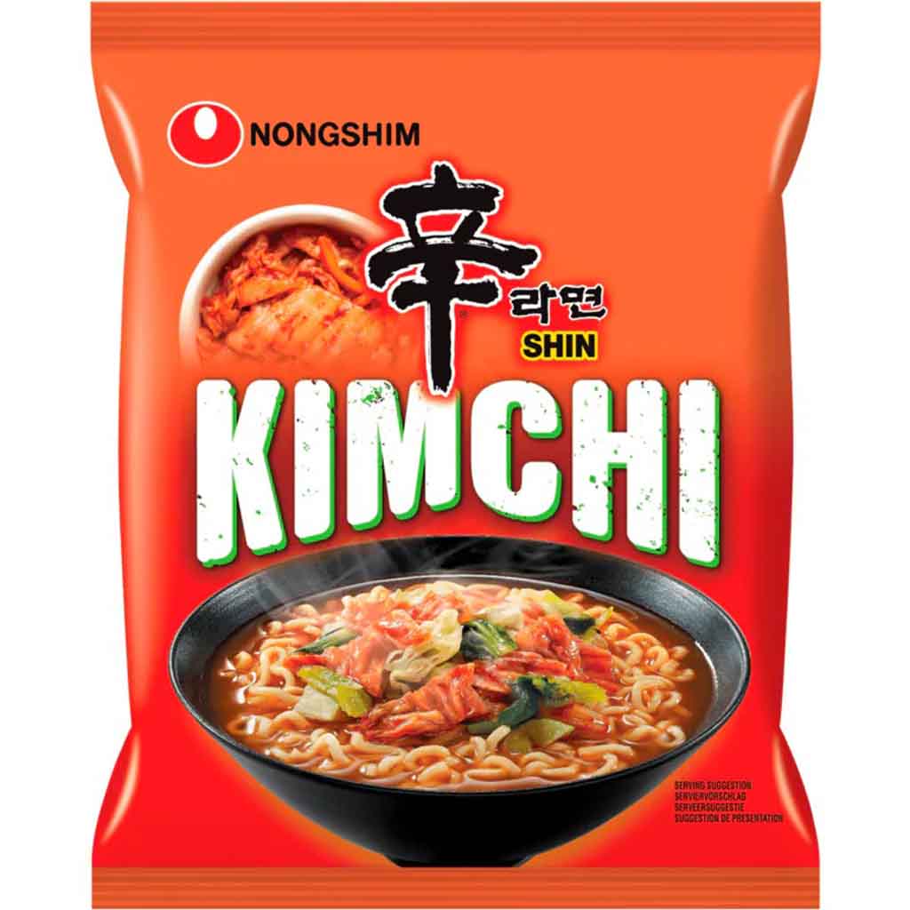 Nongshim Instant Nudelgericht Shin Ramyun Kimchi 6x120g=720g MHD:9.8.24