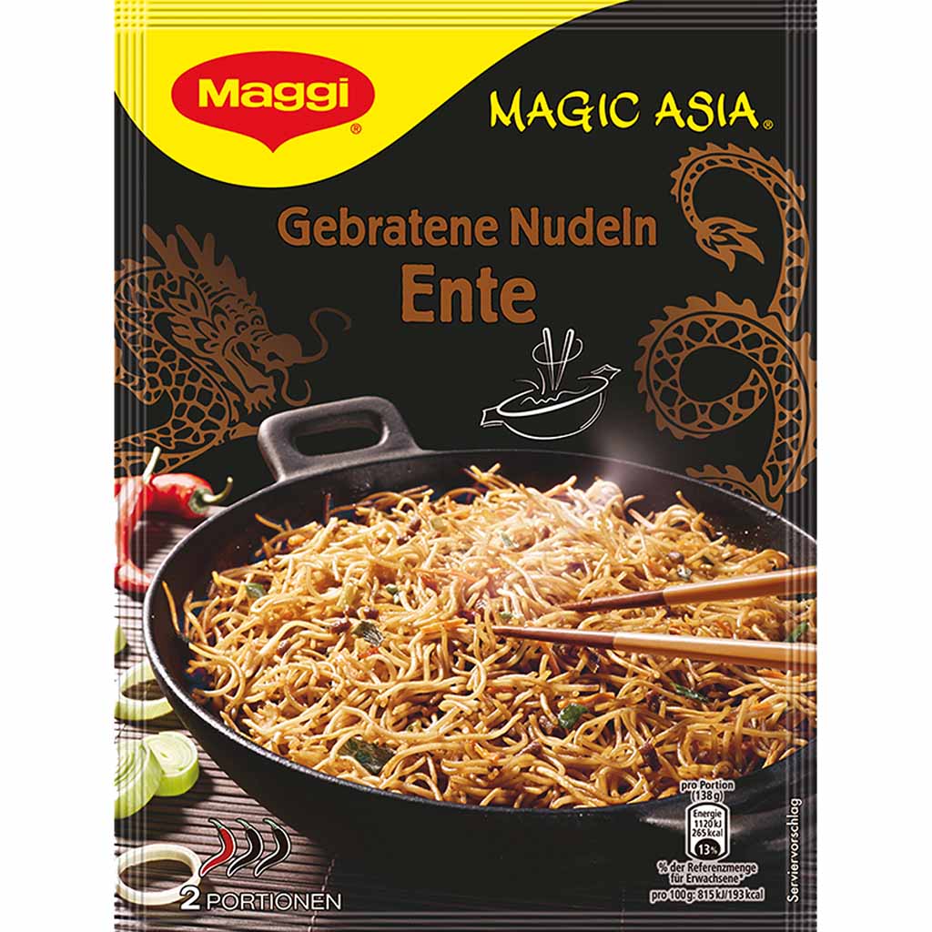 Maggi Magic Asia gebratene Nudeln Ente 119g MHD:30.6.25