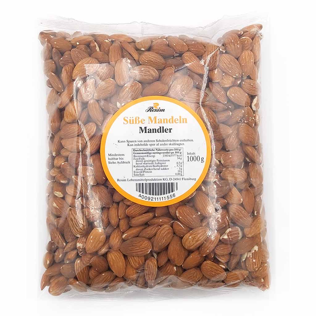 Rexim Süße Mandeln 1000g GTIN 4009211111556
