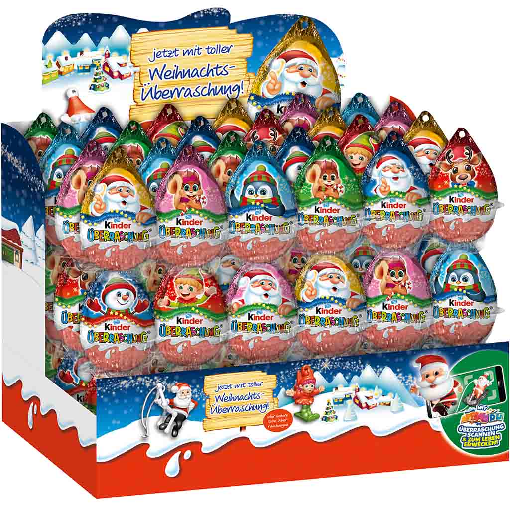Kinder Überraschung Ei Weihnachten 72x20g=1440g MHD:20.4.25
