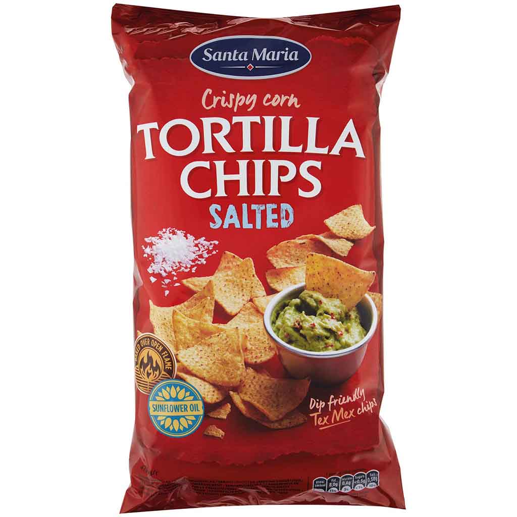 Santa Maria Tortilla Chips Salted 475g MHD:10.2.25