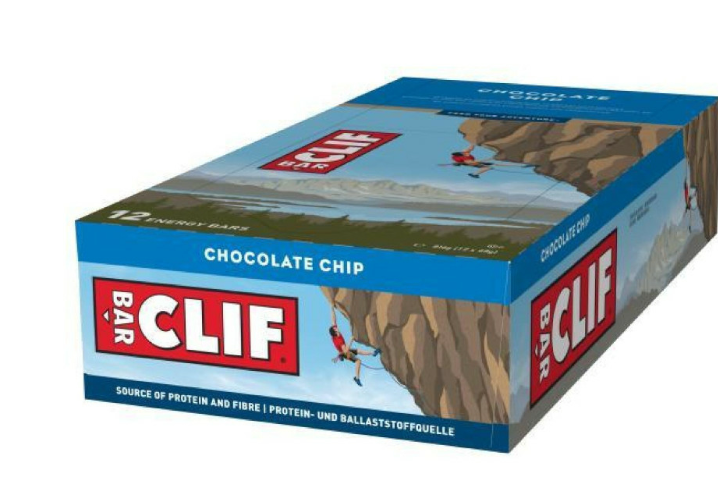12 x Clif Bar Energy Riegel Chocolate Chip 68g = 816g MHD:24.4.25