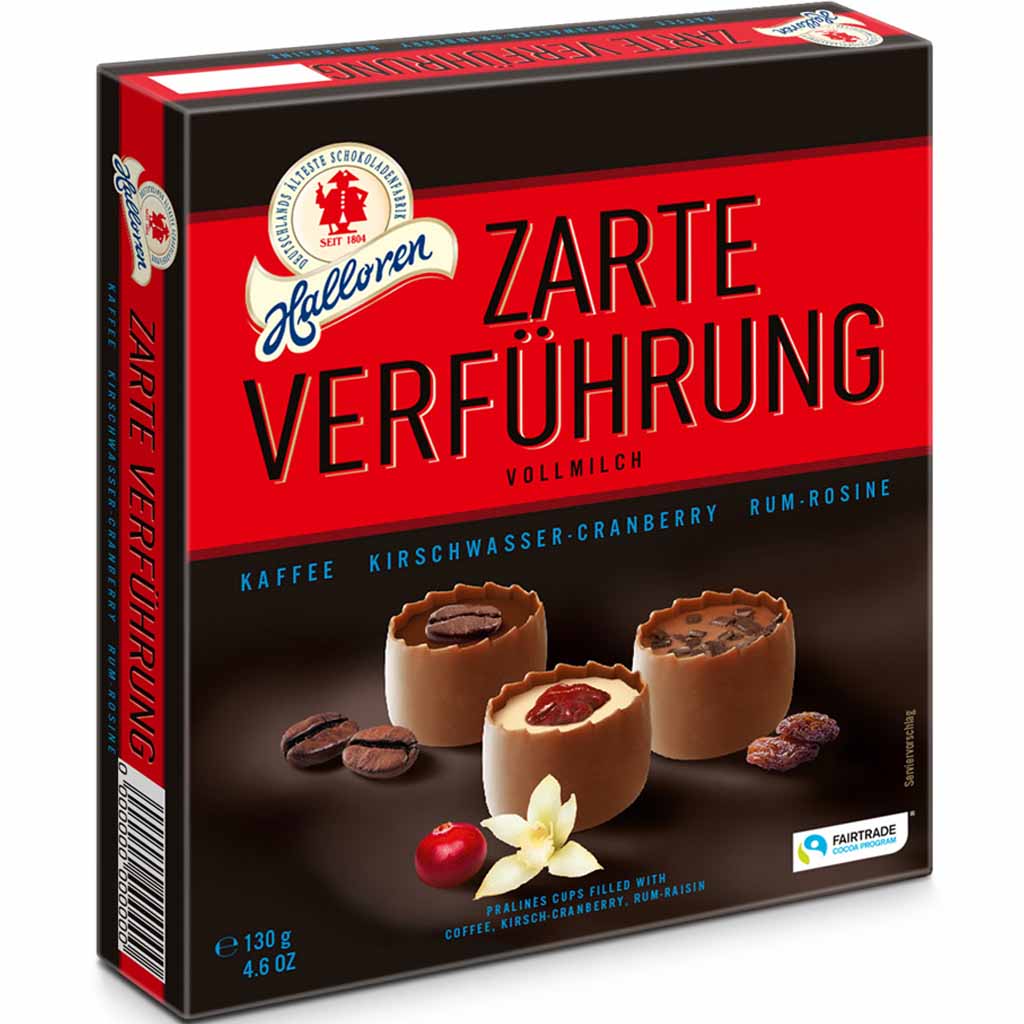 Halloren Zarte Verführung Vollmilch Pralinen 130g MHD:30.3.24
