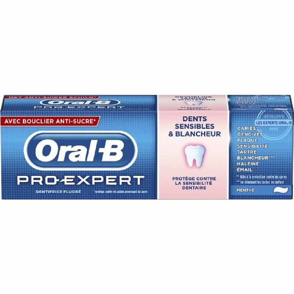 2x Oral-B Pro-Expert Sensitivity & Whitening á 75ml=150ml MHD:4/16