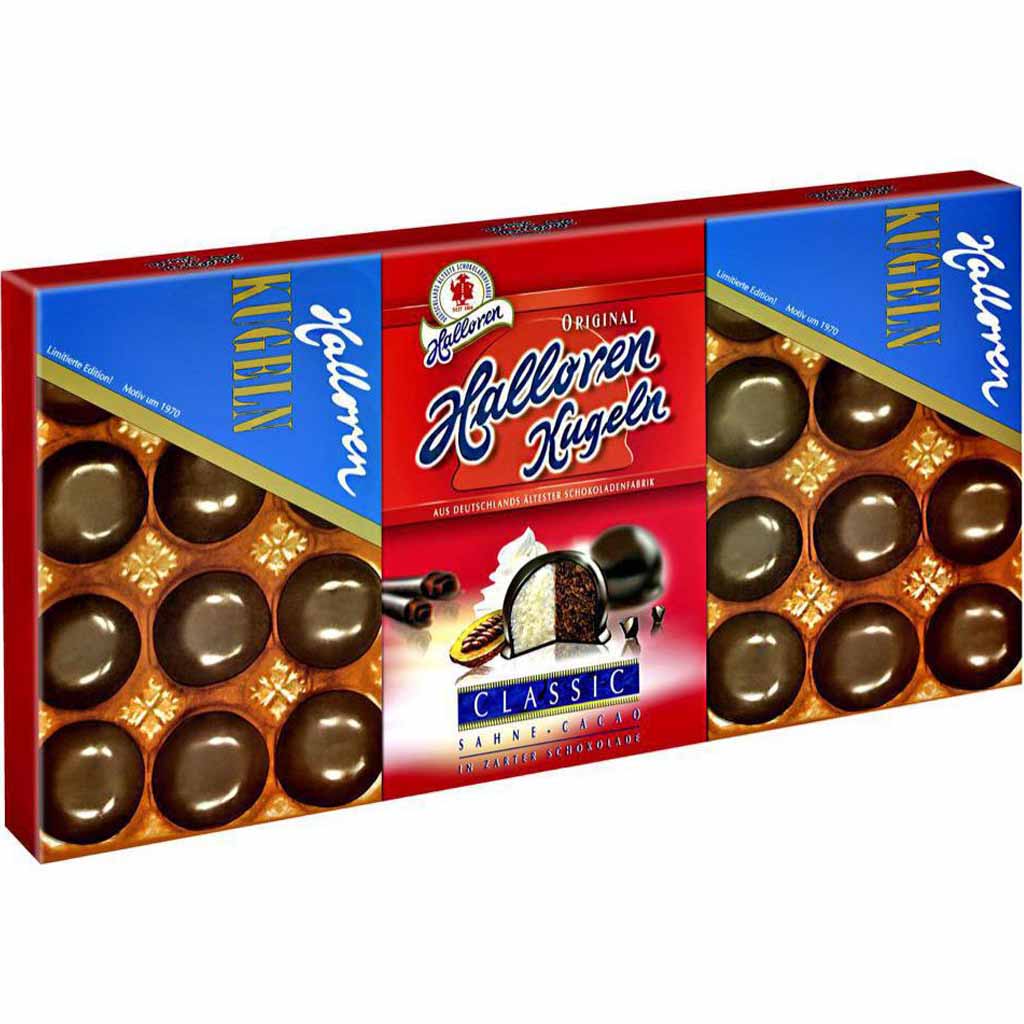 Original Halloren Kugeln Classic Sahne-Cacao 375g MHD:11.1.24