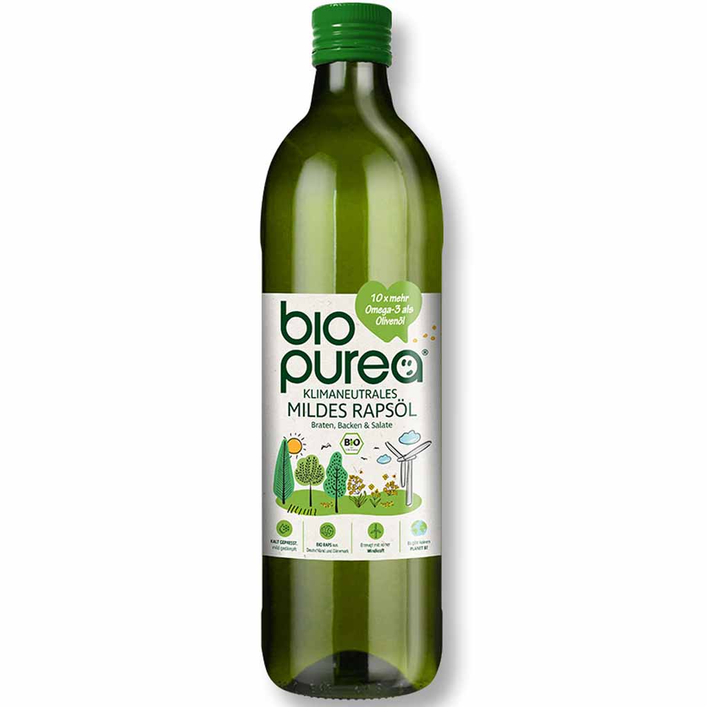 Bio Purea Klimaneutrales Mildes Bio Rapsöl 750ml MHD:4.5.23