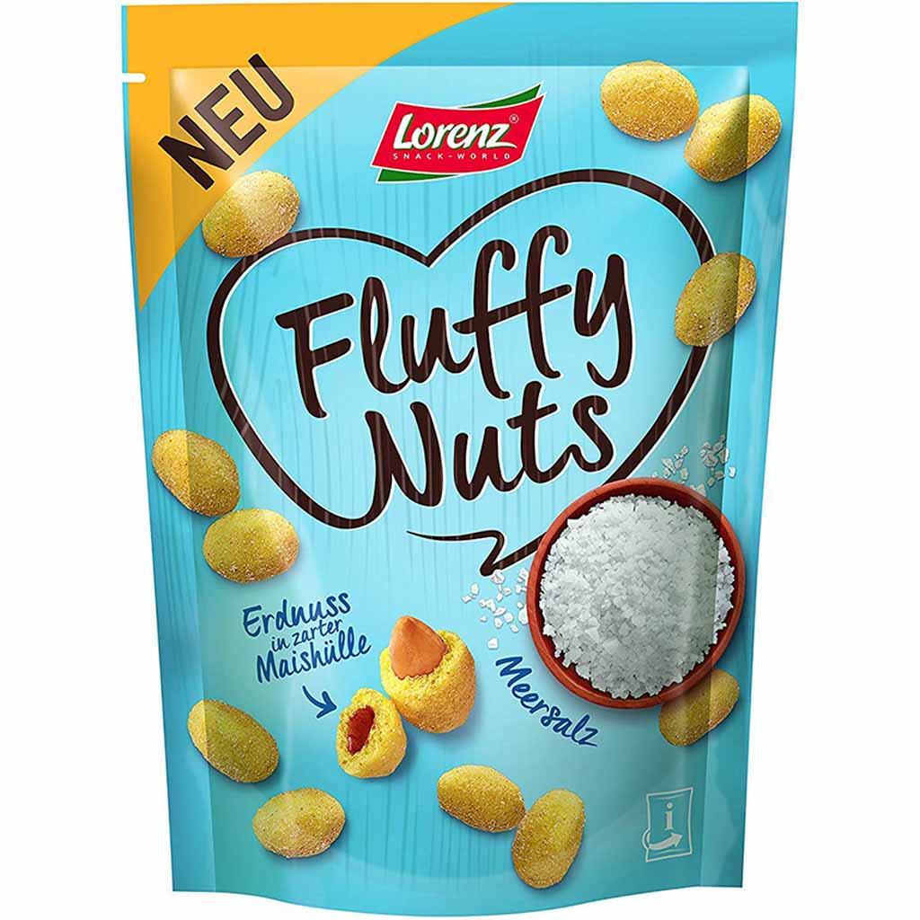 11x Lorenz Fluffy Nuts mit Meersalz á 80g=880g MHD:1.5.20