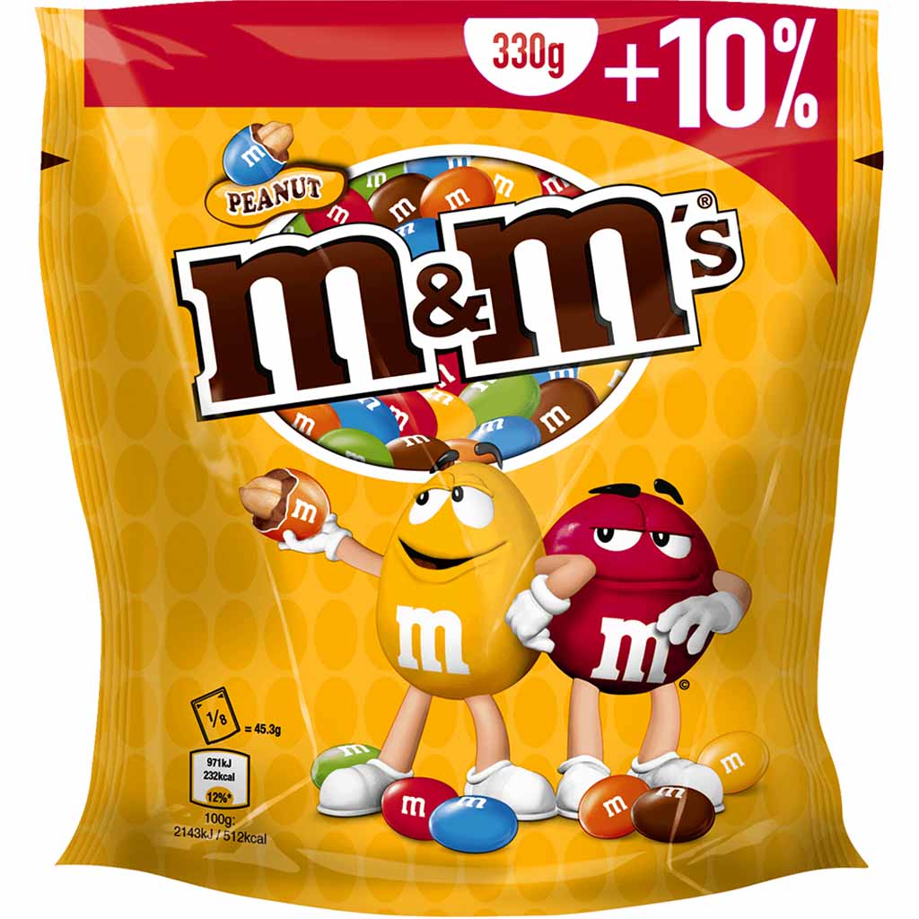 M&Ms Angebot Peanut 363g MHD:17.7.21
