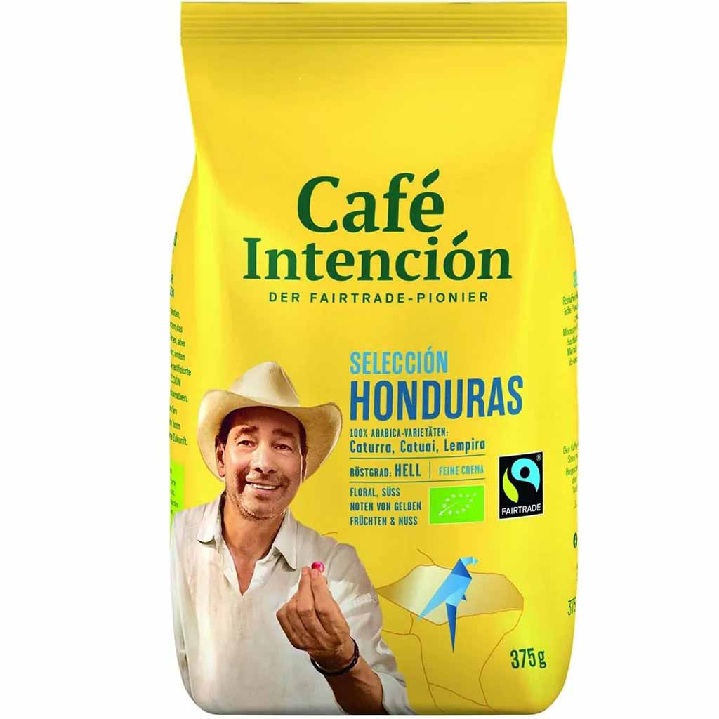 Cafe Intencion Seleccion Honduras Bio-Röstkaffee ganze Bohnen 375g MHD:30.12.24