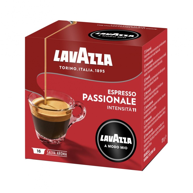 Lavazza  Passionale Espresso 16 Kapseln MHD:30.9.25