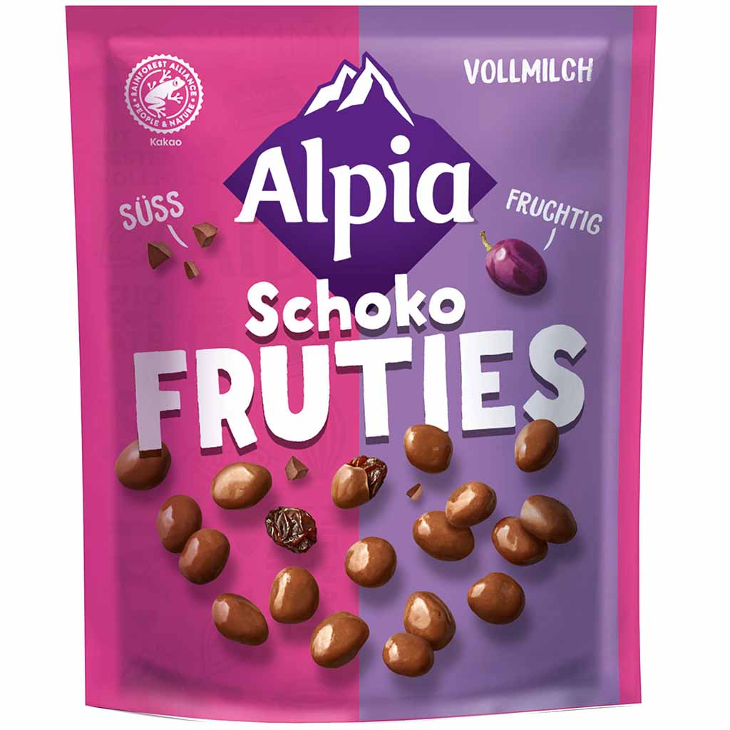 Alpia Schoko Fruties Vollmilch 225g MHD:4.3.25