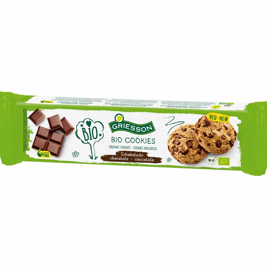 Griesson Bio Cookies Schokolade 133g MHD:1.8.23