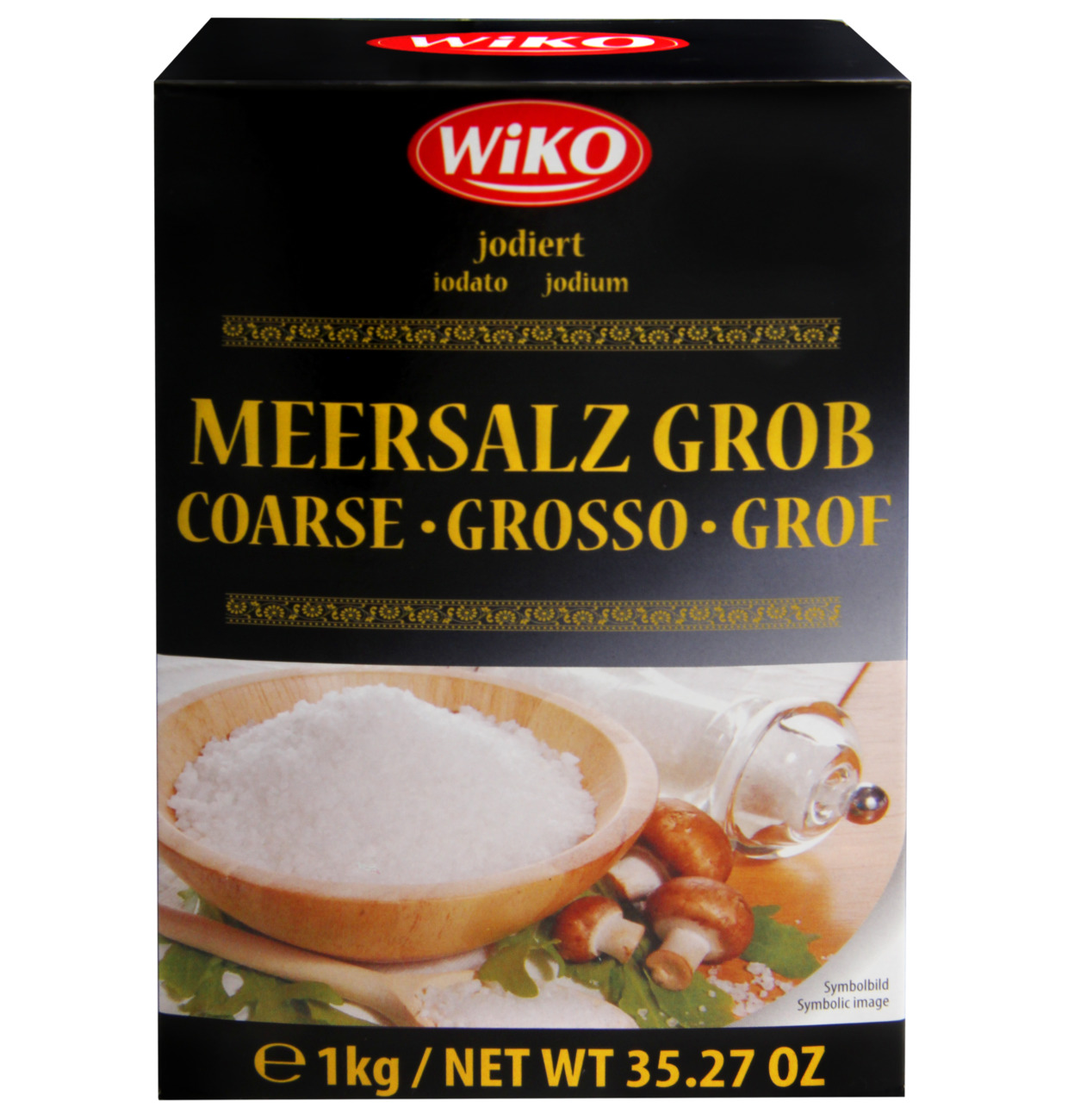 Wiko Meersalz jodiert grob 1kg MHD:28.2.26