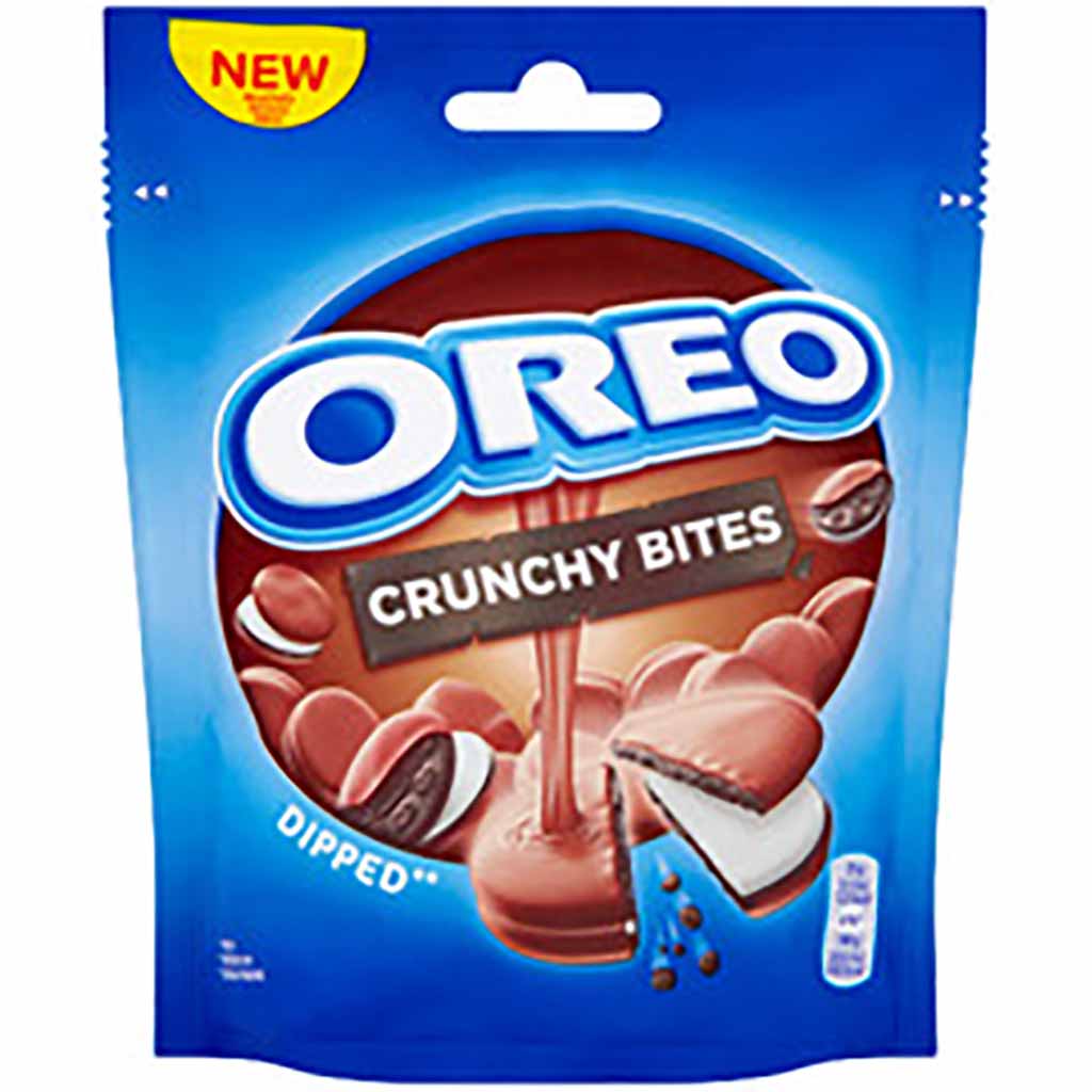 Oreo Crunchy Bites Dipped 110g   -  7622210638021