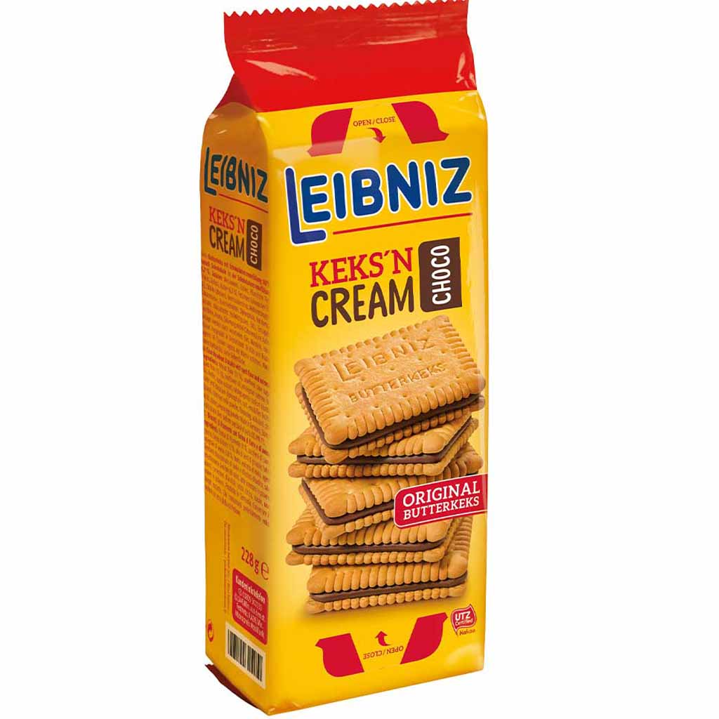 Leibniz Keks´n Cream Choco 228g MHD:1.12.24