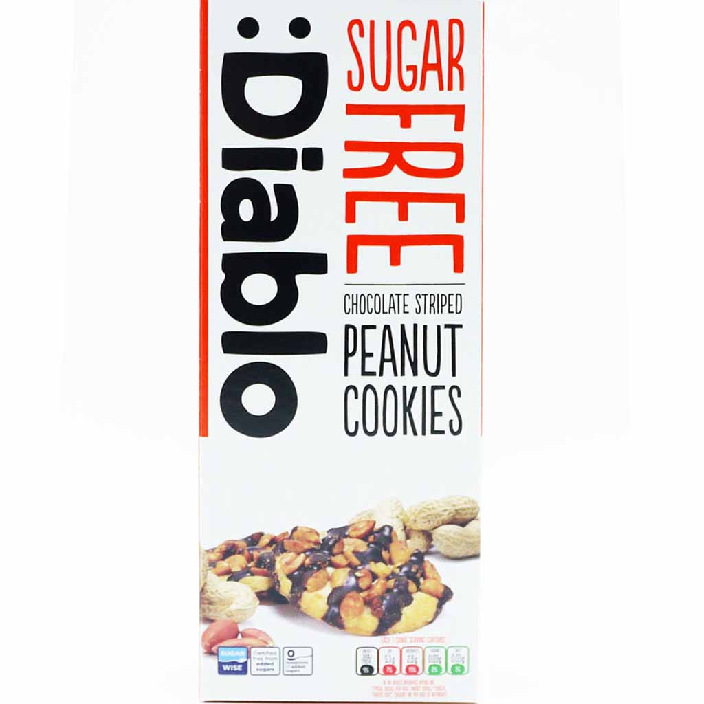 Diablo Low Sugar Peanut Cookies 150g MHD:6.7.22