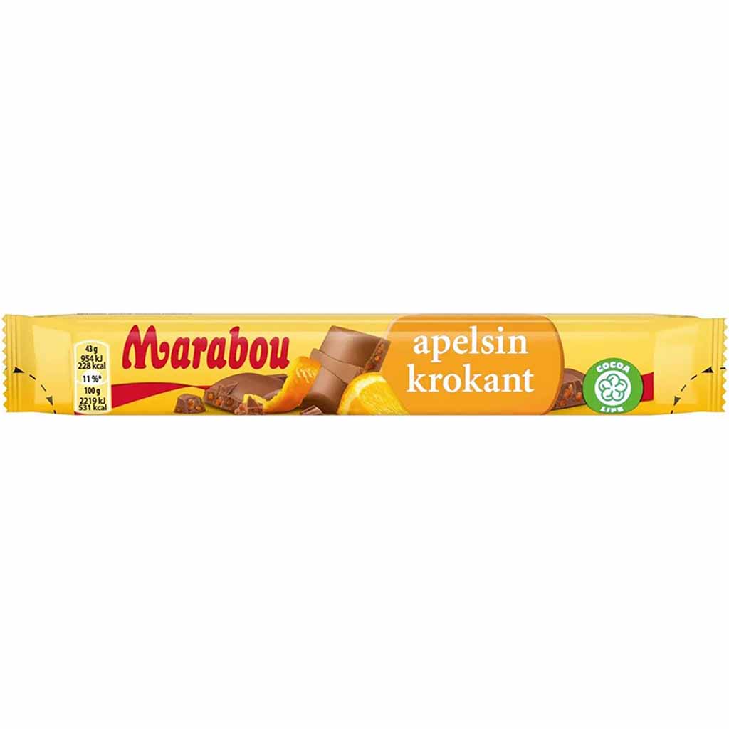 Marabou Riegel Apelsin Krokant 43g MHD:18.12.23