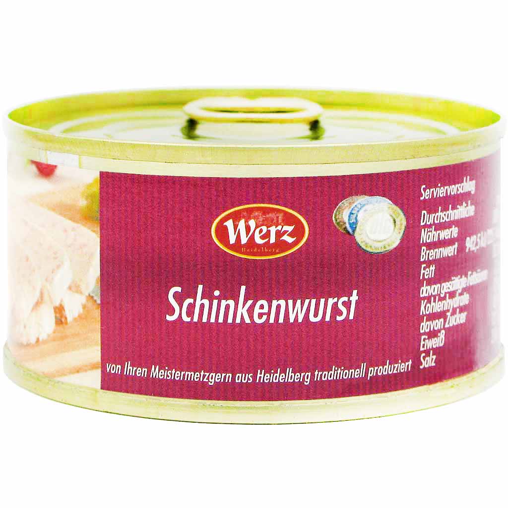 Werz Hausmacher Dosenwurst Schinkenwurst 125g