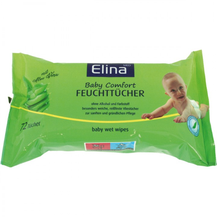 Baby Comfort Feuchttücher 72 Stück mit Aloe Vera