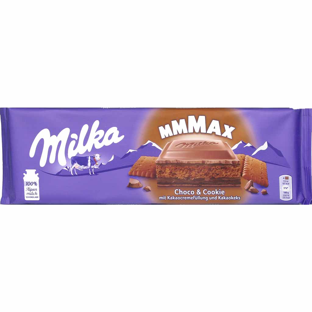 MILKA Tafelschokolade MMMAX Choco & Cookie 300g MHD:24.7.21