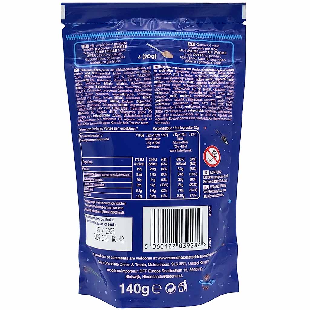 Milky Way Magic Stars Hot Chocolate Getränkepulver 140g