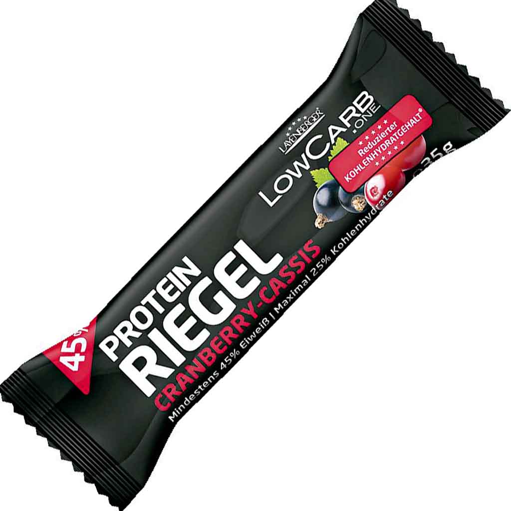 18x Layenberger LowCarb.one Protein Riegel Cranberry á 35g=630g MHD:28.6.25