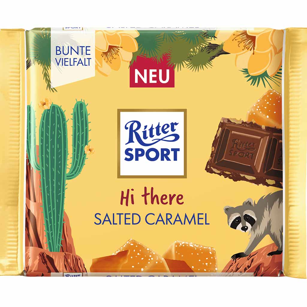 Ritter Sport Tafelschokolade Salted Caramel 100g MHD:25.1.24