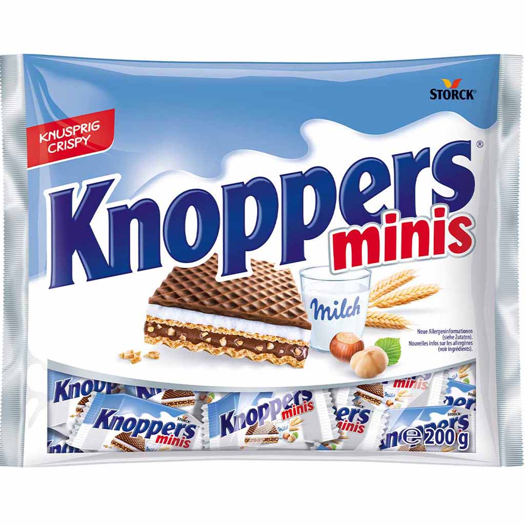 Knoppers minis 200g, 4014400929010