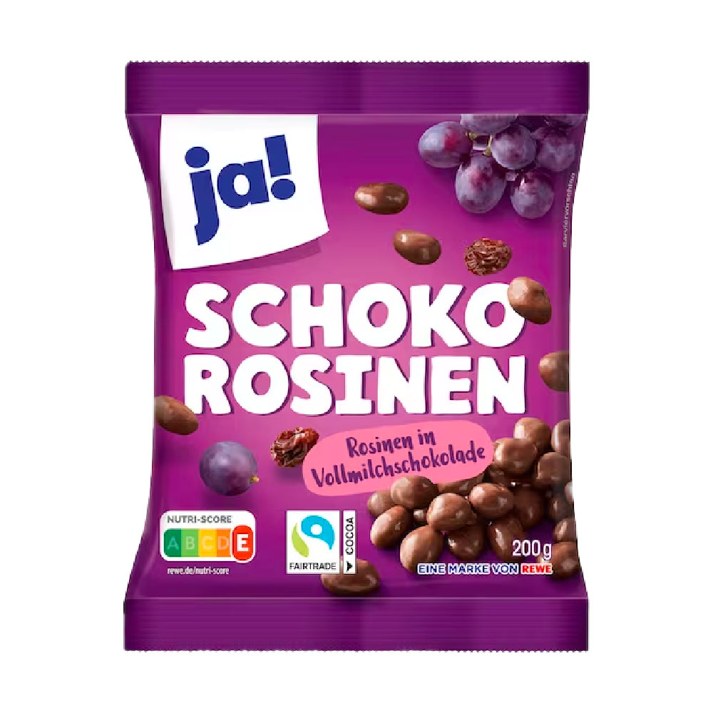 ja! Schokorosinen 200g MHD:20.7.25