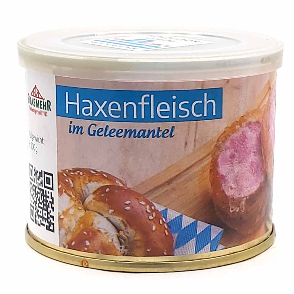 Grasmehr Hausmacher Haxenfleisch mit Geleemantel 200g