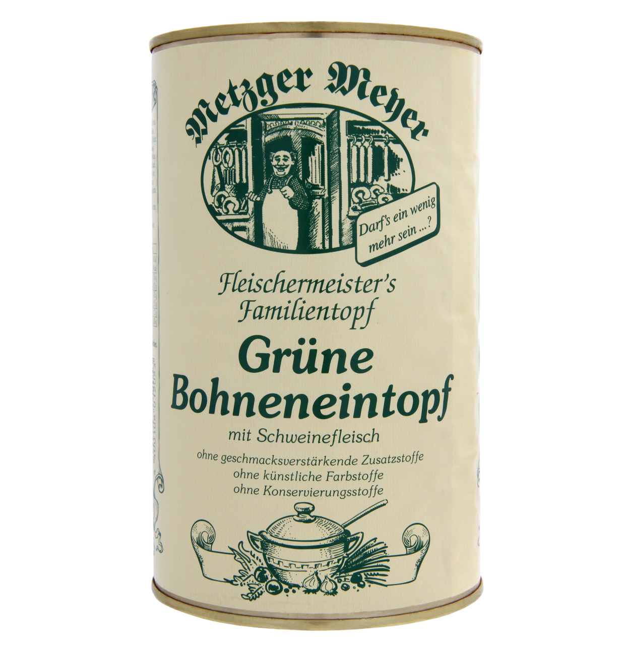 Metzger Meyer Grüne Bohnentopf 1,16 kg MHD:25.5.27