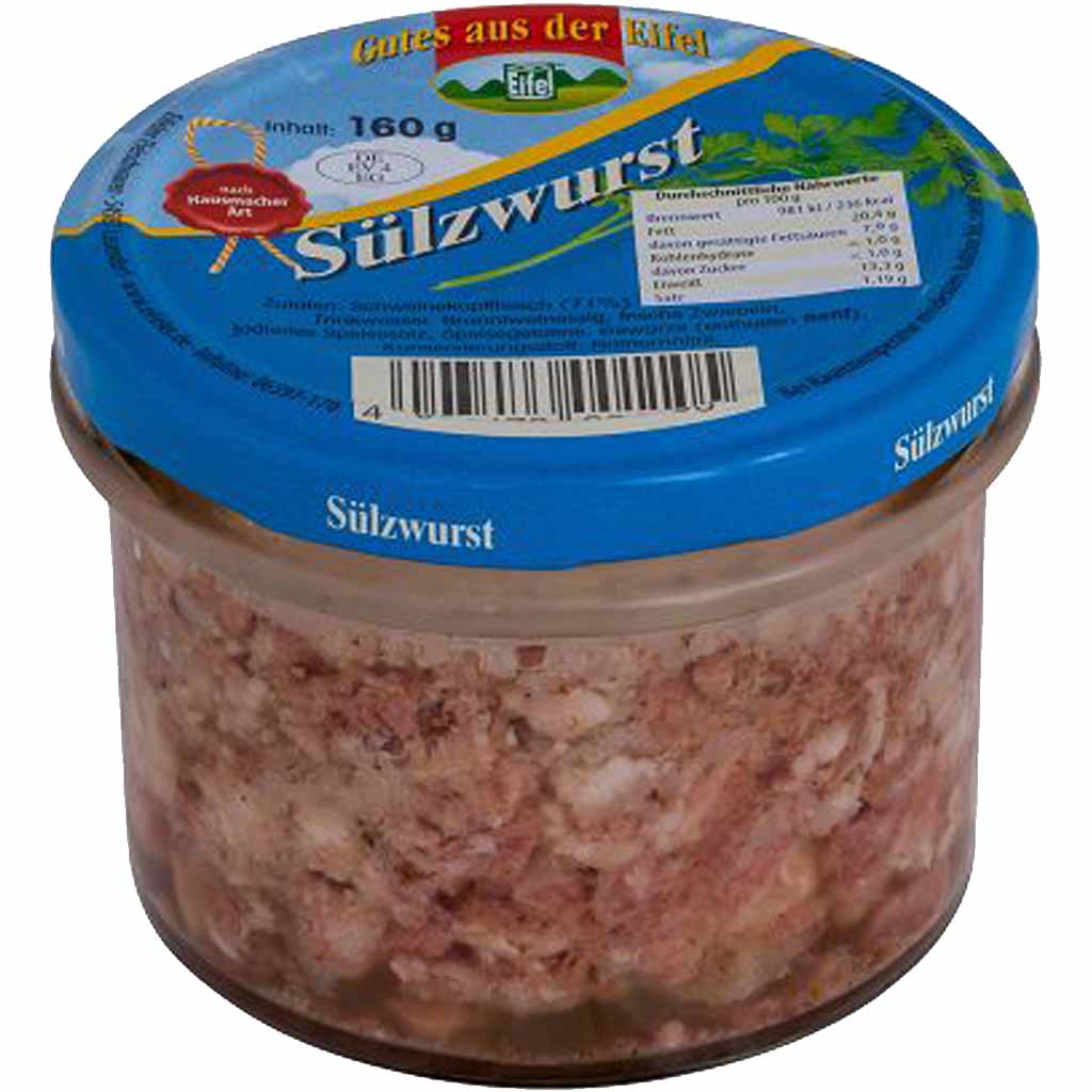 Gutes aus der Eifel Sülzwurst nach Hausmacher Art 160g MHD:10.7.26