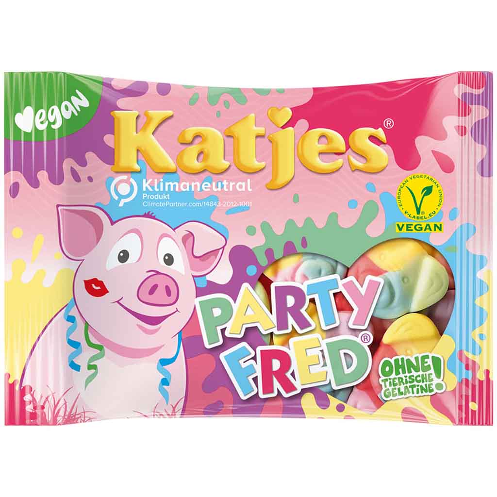 Katjes Fruchtgummi Party Fred 175g MHD:30.10.25