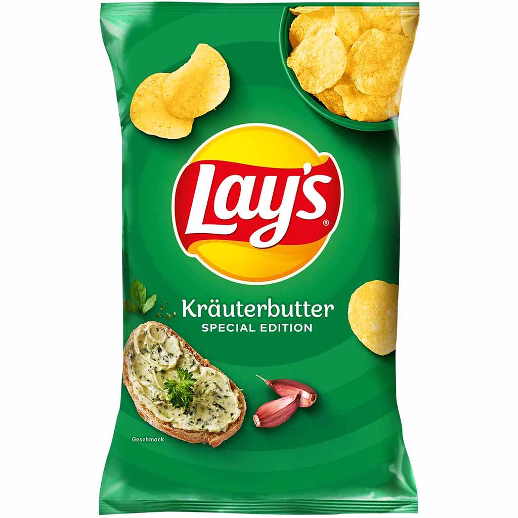 Lays Kartoffelchips Kräuterbutter 175g MHD:11.7.21