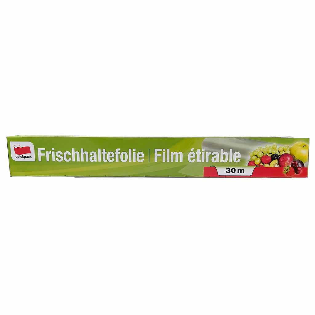 Frischhaltefolie 29 Zentimeter breit 30 Meter Rolle
