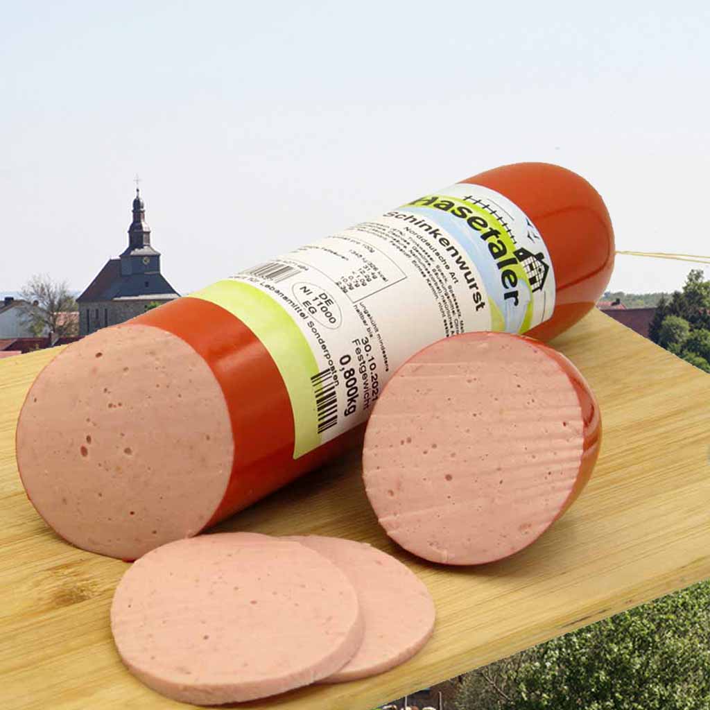 Hasetaler Schinkenwurst nach nordischer Art 800g Hasentaler
