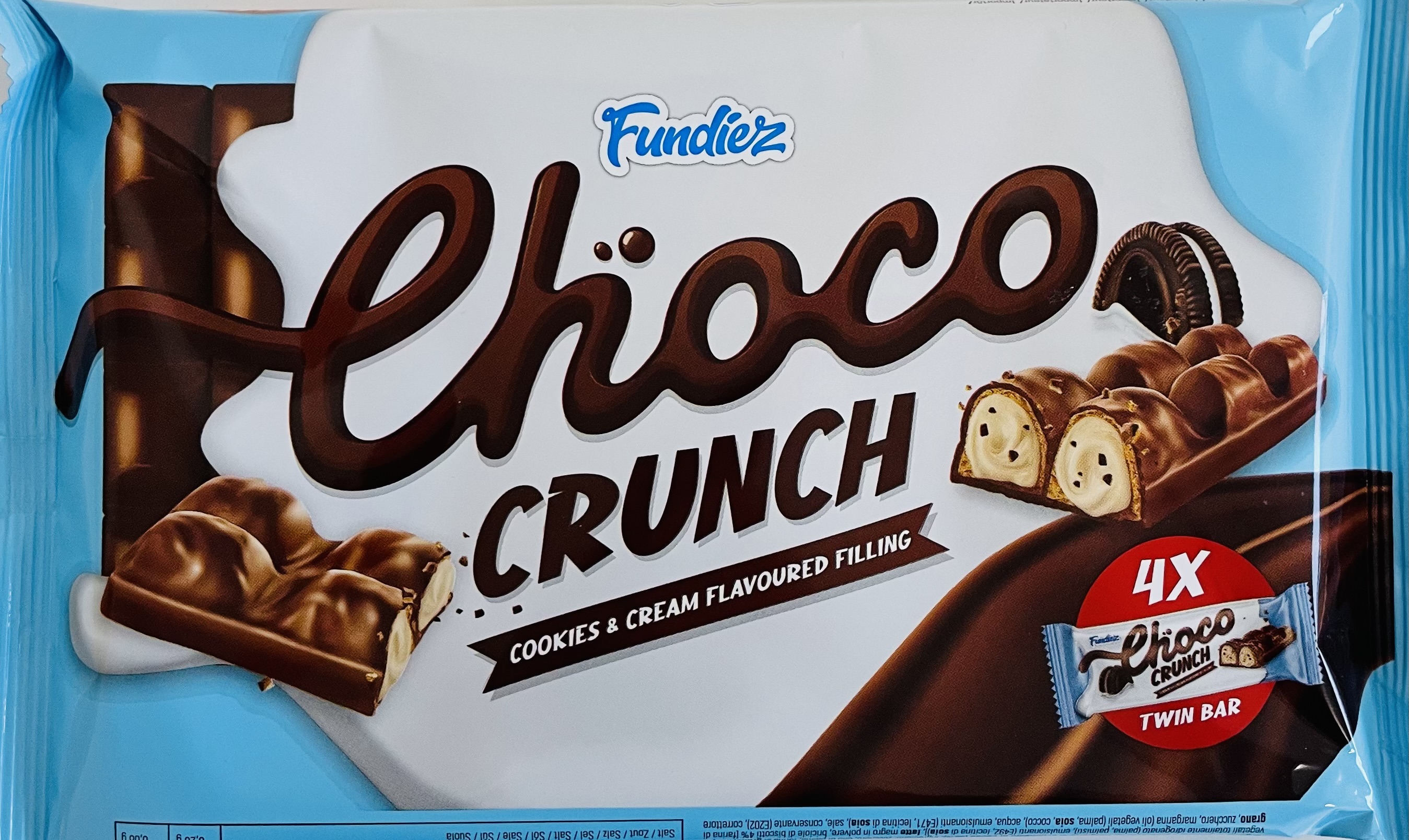 Fundiez Choco Crunch Cookies & Cream 160g MHD:17.11.23