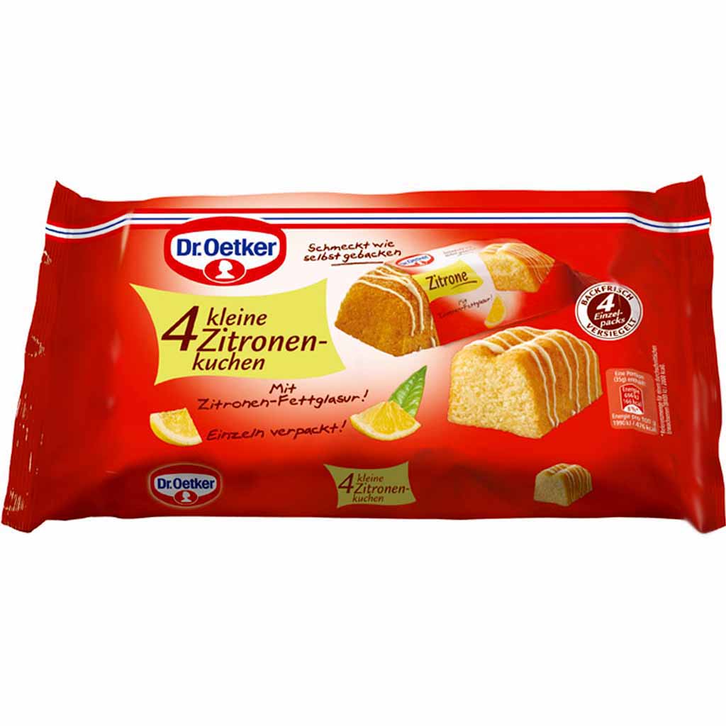 20x Dr.Oetker kleine Zitronenkuchen á 35g=700g MHD:21.2.20