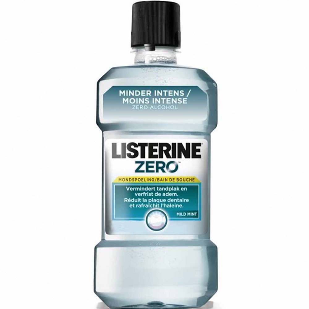 2x Listerine Mundspülung Zero Mild Mint á 500ml=1000ml