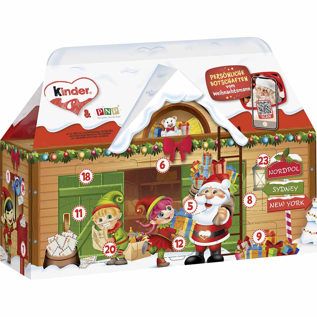 kinder Mix Adventskalender 3D-Haus 234g