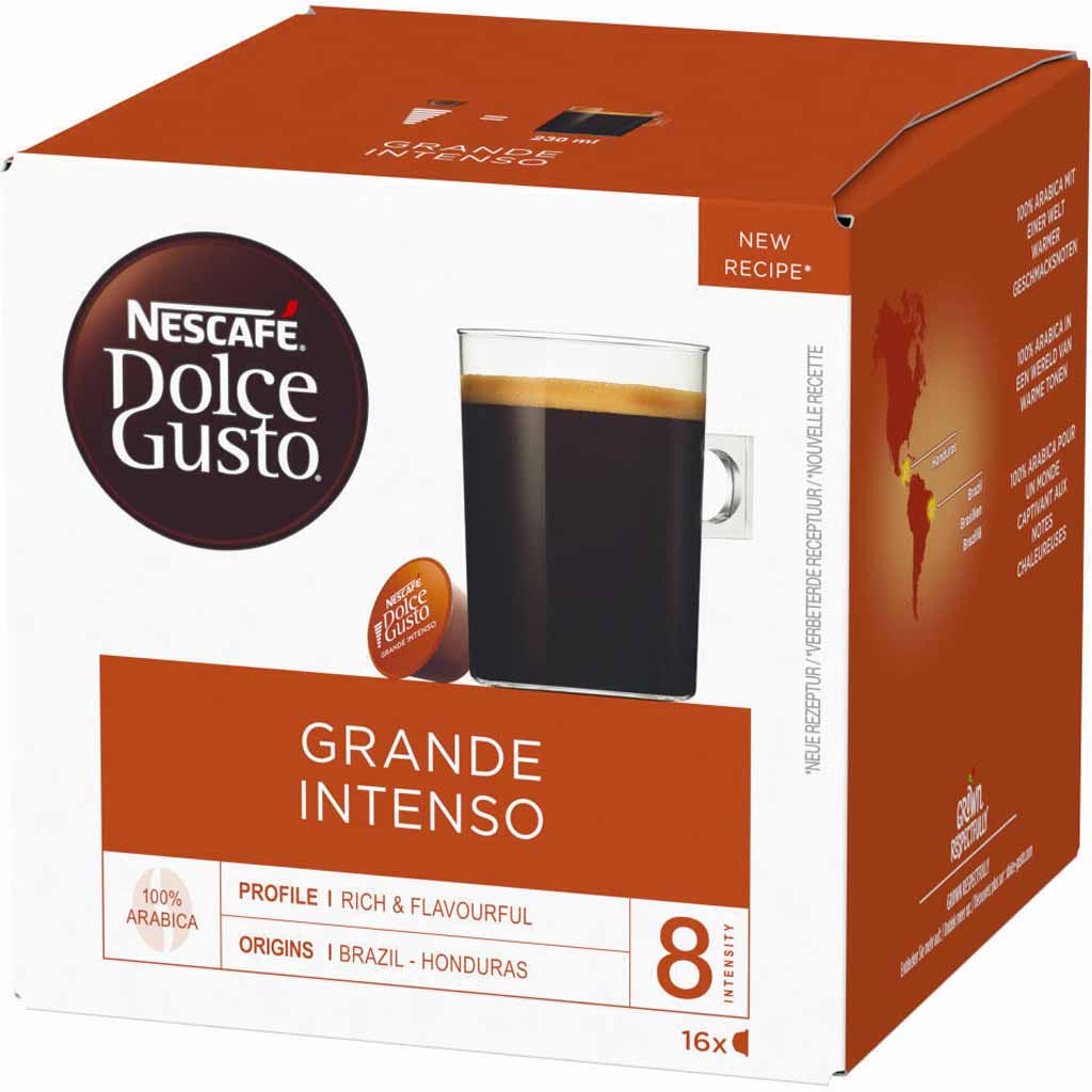 Nescafe Dolce Gusto Kapseln Grande Intenso 16 Tassen 132,8g MHD:31.7.25