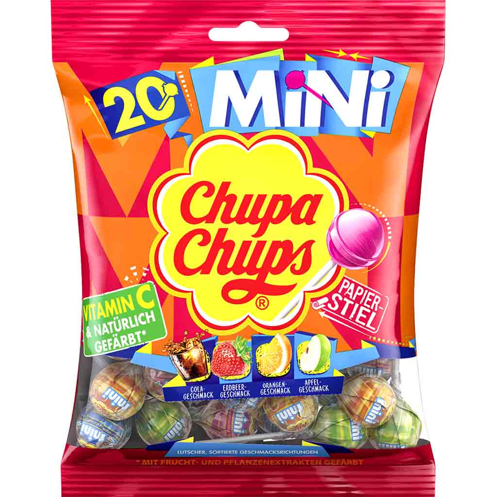 Chupa Chups Mini Lutscher 20er 120g MHD:30.5.26