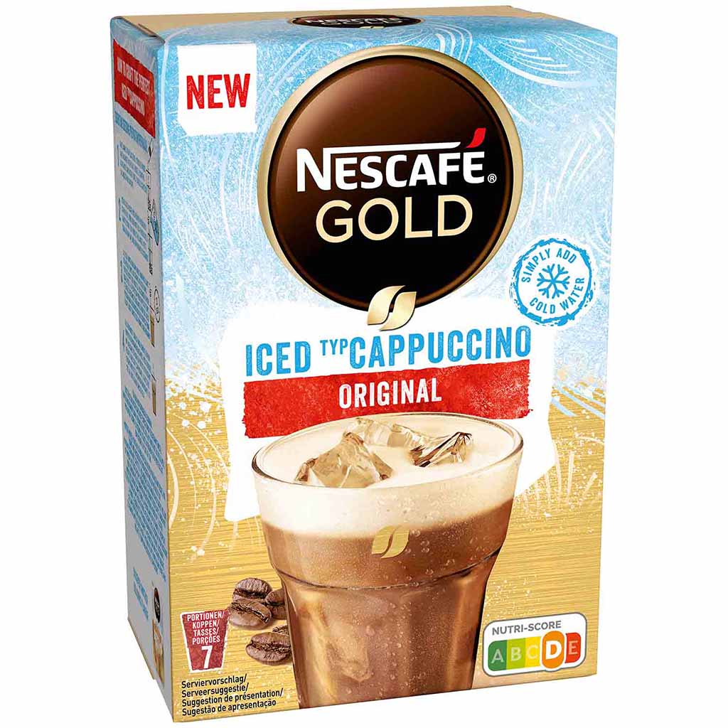 Nescafe Gold Iced Cappuccino Original 7x15,5g=108,5g MHD:30.3.23