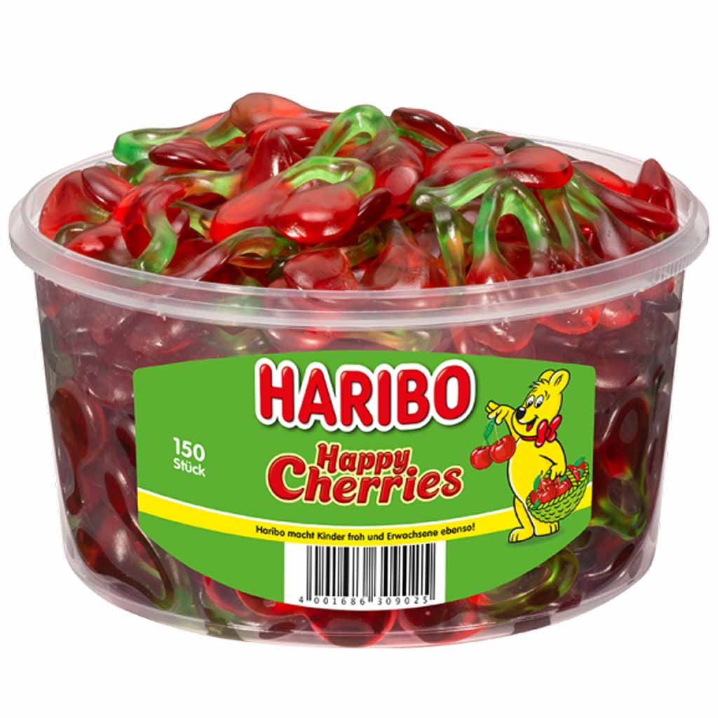 Haribo Happy Cherries 1200g MHD:30.6.25
