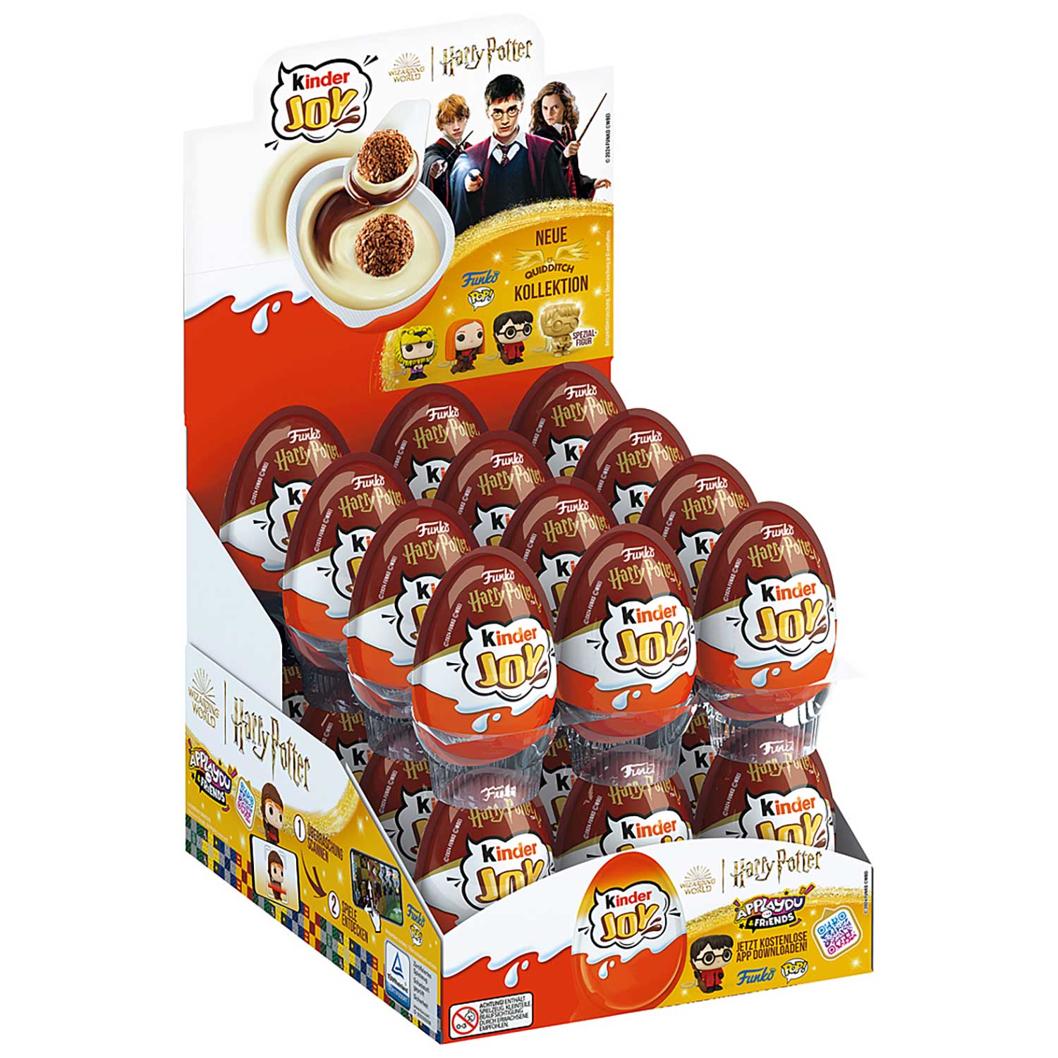 Kinder Joy Harry Potter Quidditch 24x20g = 480g Thekendisplay Funko pop