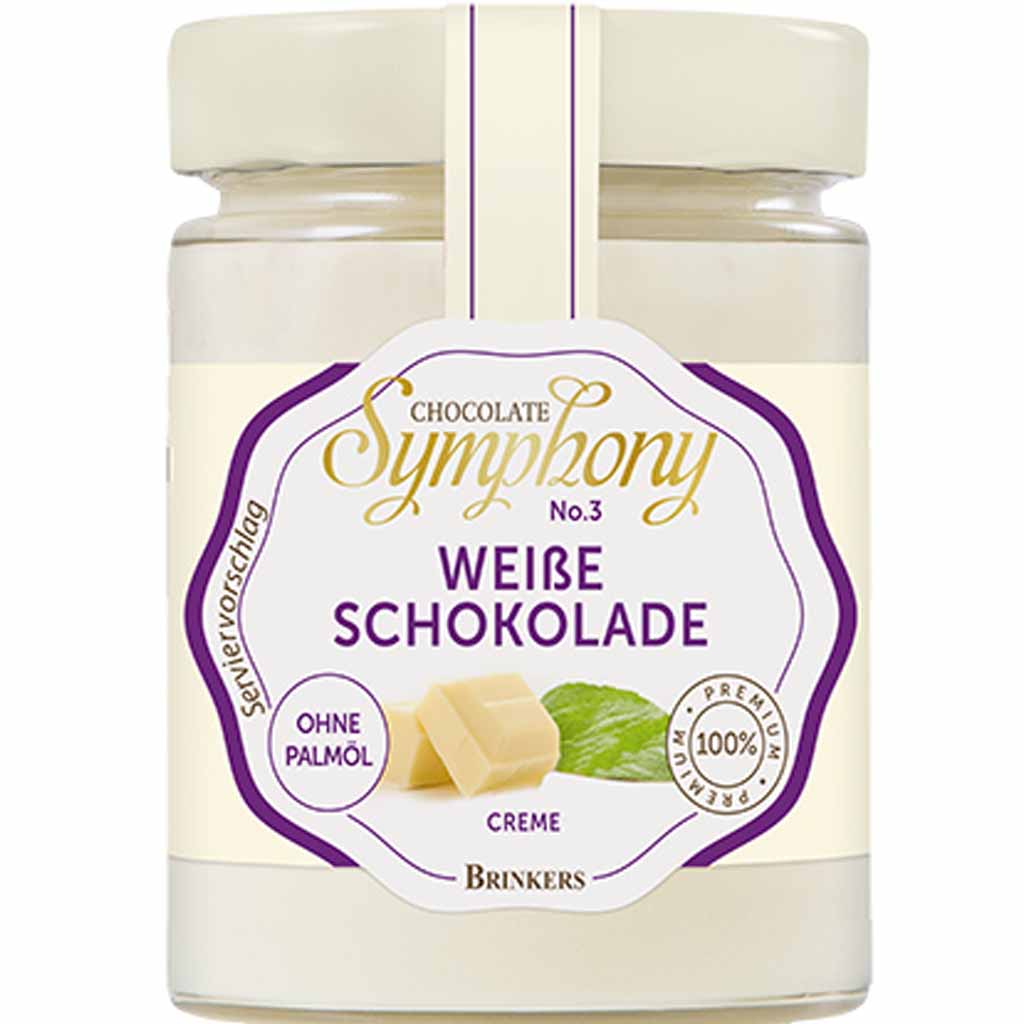 Brinkers Symphony No.3 Weiße Schokoladecreme 270g MHD:30.10.25