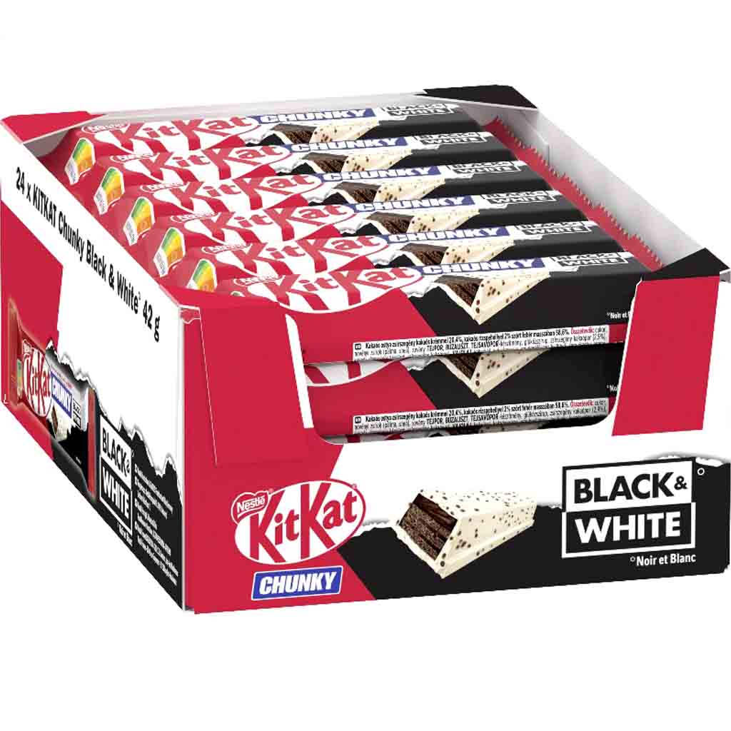 KitKat Chunky Black & White 24x42g=1008g MHD:30.3.25