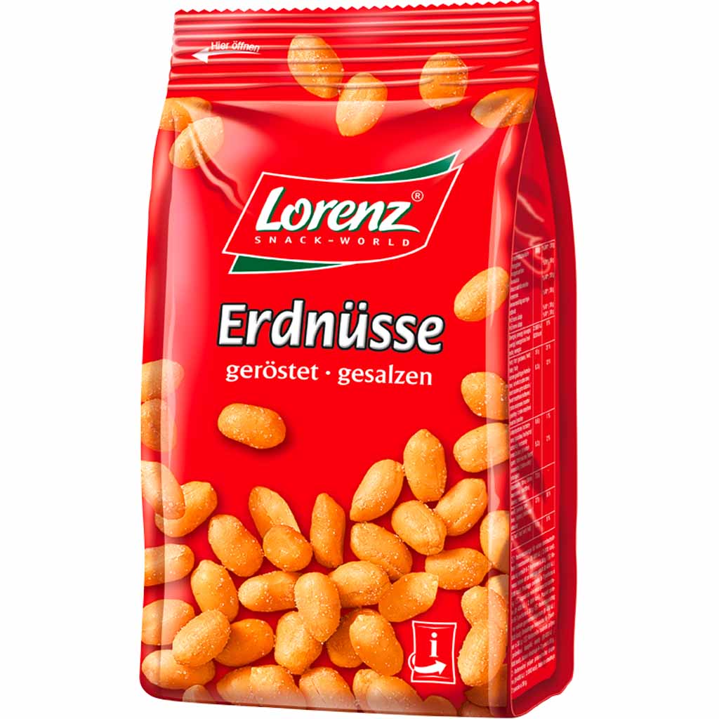 Lorenz Erdnüsse gesalzen 1000g MHD:22.1.25